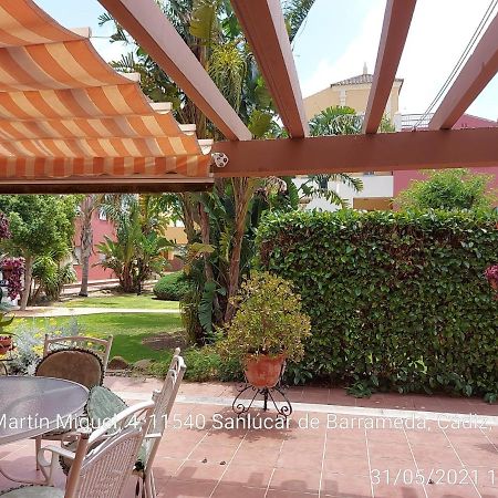 Апартаменты Bajo Con Terraza Piscina Y Jardin Санлукар-де-Баррамеда Экстерьер фото