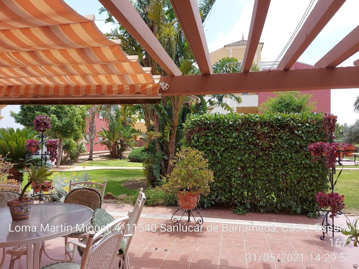 Апартаменты Bajo Con Terraza Piscina Y Jardin Санлукар-де-Баррамеда Экстерьер фото